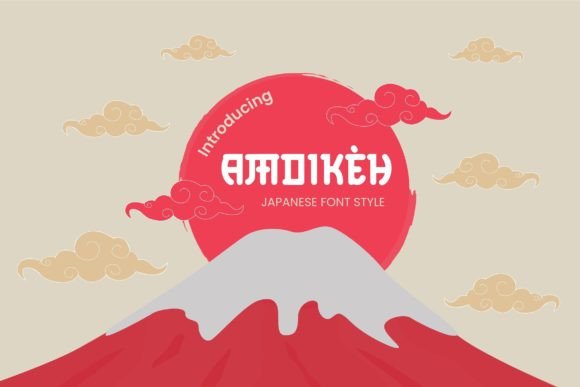 Amoikeh: Elegant Japanese Font for Modern Designs