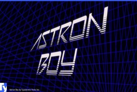 Astron Boy: A Retro-Inspired Font for Modern Design