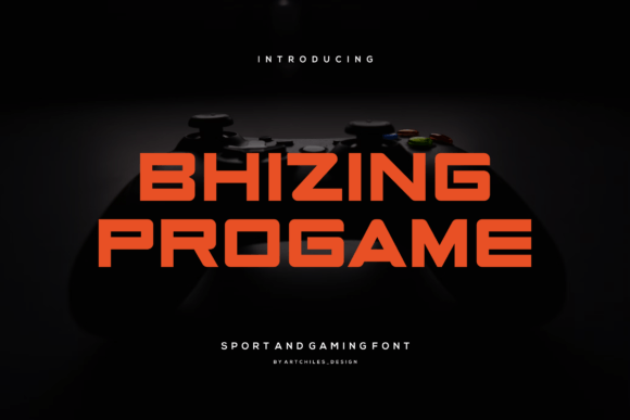 Bhizing Progame: The Bold Font for Sports and Gaming