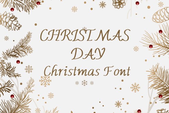 Christmas Day Font: Sweet Handwritten Style for Creative Projects