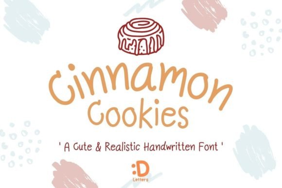 Cinnamon Cookies: A Sweet Handwritten Font for Notes & Design