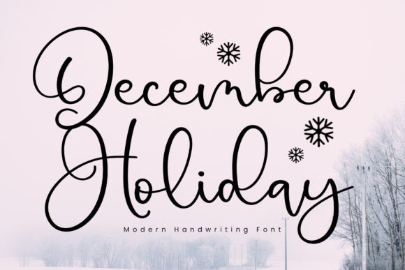 December Holiday: Bold Font for Dynamic Designs