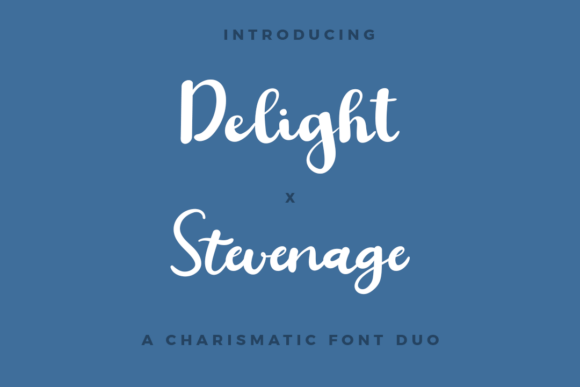 Delight X Stevenage Duo: Elegant Handwritten Fonts