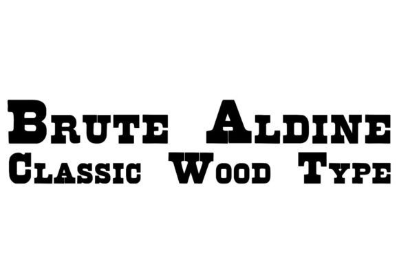 Discover Brute Aldine: A Slab Serif With Timeless Style