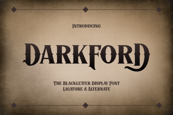Discover Darkford: Bold Gothic Meets Modern Edge