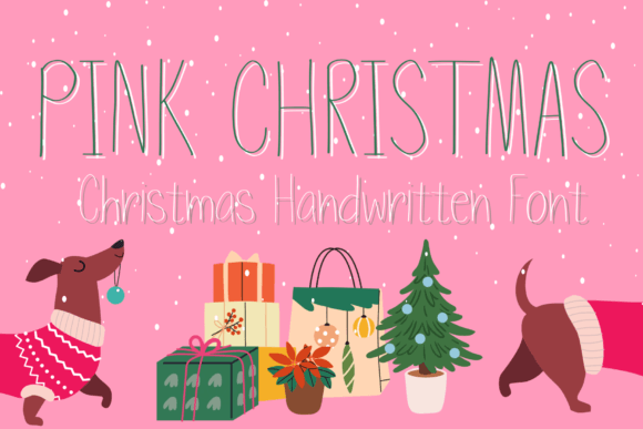 Discover the Charm of Pink Christmas Font