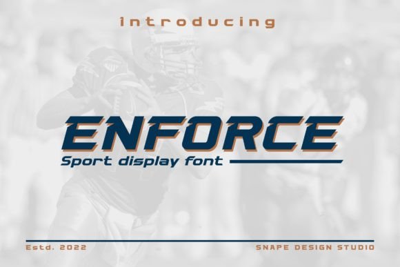 Enforce: A Bold Typeface for High-Impact Design