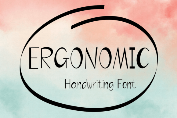 Ergonomic: A Sweet and Friendly Handwritten Font