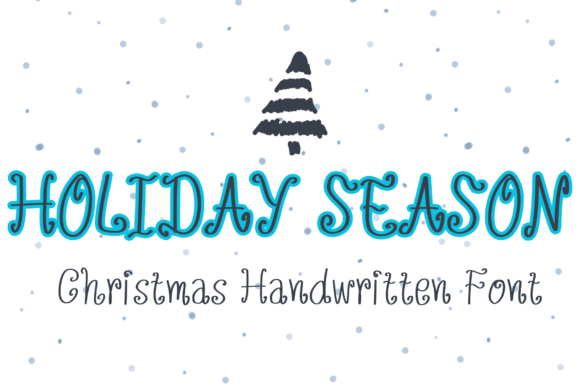 Holiday Season Font: A Sweet Handwritten Display Typeface