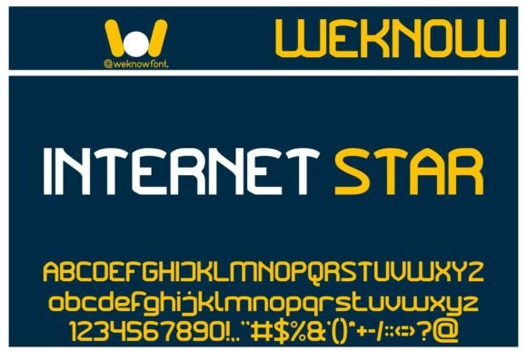 Internet Star: A Modern Typeface for the Digital Era