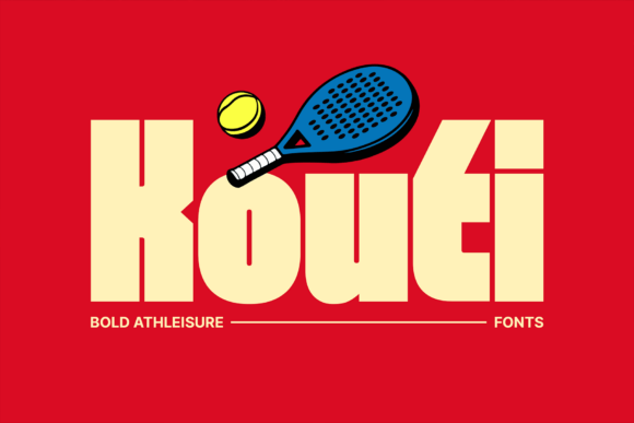 Kouti: The Display Typeface for Modern Athleisure Design