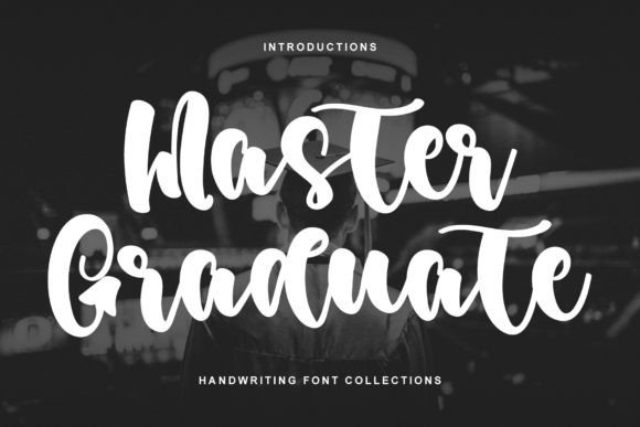 Master Graduate Font: Bold Typography for Impactful Designs
