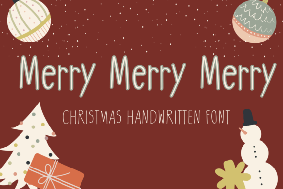 Merry Merry Merry: A Sweet and Friendly Handwritten Font