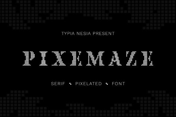 Pixemaze: A Serif Font with Pixel-Perfect Charm