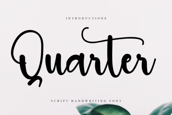 Quarter: A Powerful Display Typeface for Bold Designs