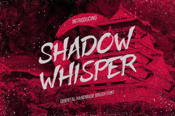 Shadow Whisper: A Premium Brush Font for Creative Projects