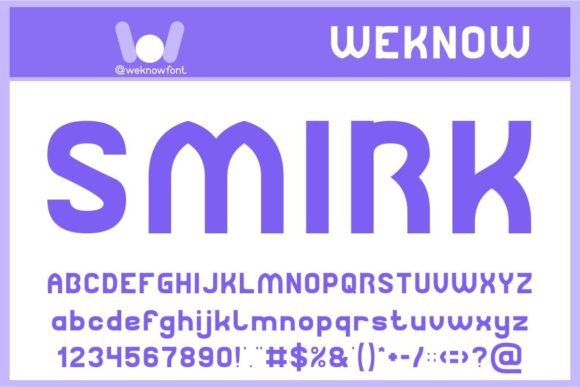 Smirk is a Basic Sans Serif Display Font for Modern Design