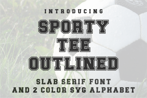 Sporty Tee Outlined: Dynamic Typography for Modern Design
