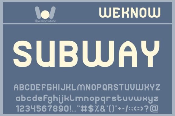 Subway: A Modern Sans Serif for Bold Design