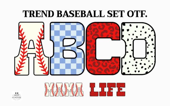 Trend Baseball Set: A Font for Game Day Spirit