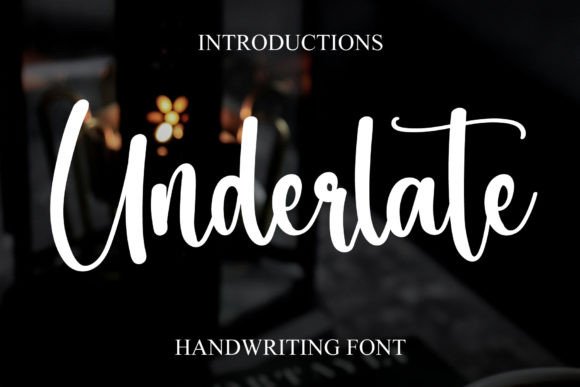 Underlate: A Bold Typeface for High-Impact Designs