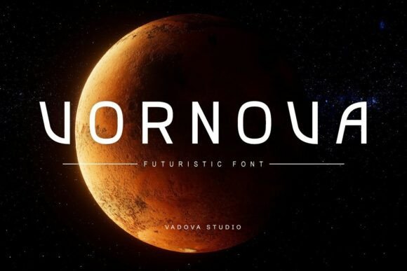 Vornova: The Futuristic Font for Modern Visionaries